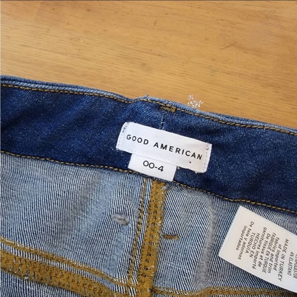 Good American always fits classic good A size 00-4 jeans - Picture 4 of 10